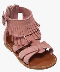 Next Fringe Leather Sandals girls