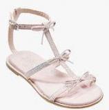 Next Heatseal Bow Sandal Girls