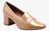 Next Leather Square Toe Beige Lifestyle Shoes women