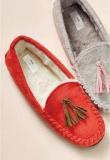 Next Orange Moccasins women