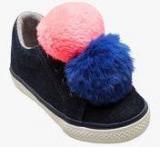 Next Pom Pom Trainers Blue Training Shoes Girls