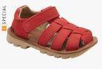 Next Red Leather Fisherman Sandals Boys