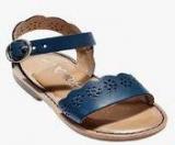 Next Scallop Leather Sandals Girls