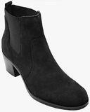 Next Suede Block Heel Chelsea Boots Women