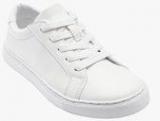 Next White Clean Lace Up Sneakers Boys