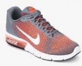 Nike Air Max Sequent 2 Orange Running Shoes Men