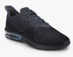 Nike Air Max Sequent 4 Black Running Shoes Men