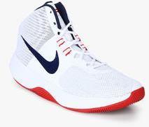 Nike Air Precision White Basketball Shoes men