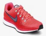 Nike Air Zoom Pegasus 34 Red Running Shoes Women