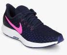 Nike Air Zoom Pegasus 35 Navy Blue Running Shoes Women