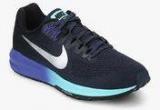 Nike Air Zoom Structure 21 Navy Blue Running Shoes Women