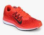 Nike Air Zoom Winflo 5 Red Running Shoes Women