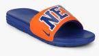 Nike Benassi Solarsoft Orange Sliders Men