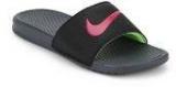 Nike Benassi Swoosh Black Slippers Men