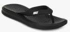 Nike Black Solid Thong Flip Flops Men