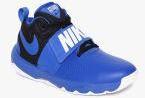 Nike Blue Leather Basketball Shoes Boys