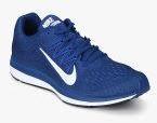 Nike Blue Textile Running Shoes Men