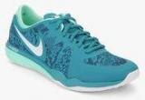 Nike Dual Fusion Tr 3 Print Blue Sporty Sneakers Women