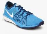 Nike Dual Fusion Tr Hit Prnt Blue Training Shoes Women