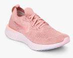 Nike Epic React Flyknit Pink Running Shoes Women