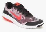 Nike Flex Experience 4 Print Black Running Shoes Boys