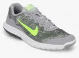 Nike Flex Experience 4 Print Grey Running Shoes Boys