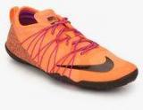 Nike Free 1.0 Cross Bionic 2 Orange Sporty Sneakers Women