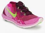 Nike Free 3.0 Flyknit Fuchsia Running Shoes Women