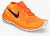 Nike Free 3.0 Flyknit Orange Running Shoes Men