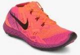 Nike Free 3.0 Flyknit Orange Running Shoes Women