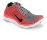 Nike Free 4.0 Flyknit Grey Running Shoes Women