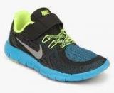 Nike Free 5 Black Running Shoes Boys