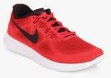 Nike Free Rn 2017 Red Running Shoes Women