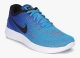 Nike Free Rn Blue Running Shoes Men