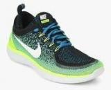 Nike Free Rn Distance 2 Green Running Shoes Men