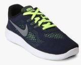 Nike Free Rn Navy Blue Running Shoes Boys