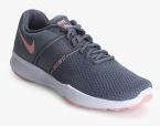 Nike Grey Mesh Training Shoes Women