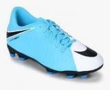 Nike Jr Hypervenom Phade Iii Fg Blue Football Shoes Boys