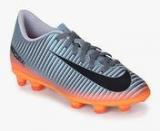 Nike Jr Mercurial Vortex Iii Cr7 Fg Grey Football Shoes Boys