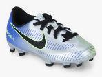 Nike Jr Mercurial Vortex Iii Njr Fg Silver Football Shoes Girls