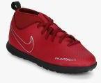 Nike Jr Phantom Vsn Club Df Tf Red Football Shoes Boys