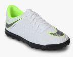 Nike Jr. Phantomx 3 Club Tf White Football Shoes Boys