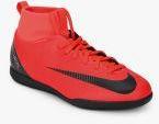 Nike Jr Superfly 6 Club Cr7 Ic Red Football Shoes Girls