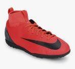 Nike Jr Superfly 6 Club Cr7 Tf Red Football Shoes Boys