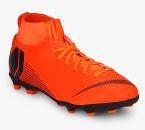 Nike Jr Superfly 6 Club Mg Orange Football Shoes Girls