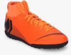 Nike Jr Superflyx 6 Club Tf Orange Football Shoes Girls