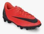 Nike Jr Vapor 12 Club Gs Cr7 Fg/Mg Red Football Shoes Boys