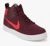 Nike Liteforce Iii Mid Maroon Sneakers Men