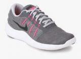 Nike Lunarstelos Grey Running Shoes Women