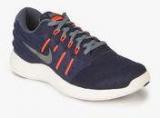 Nike Lunarstelos Navy Blue Running Shoes Men